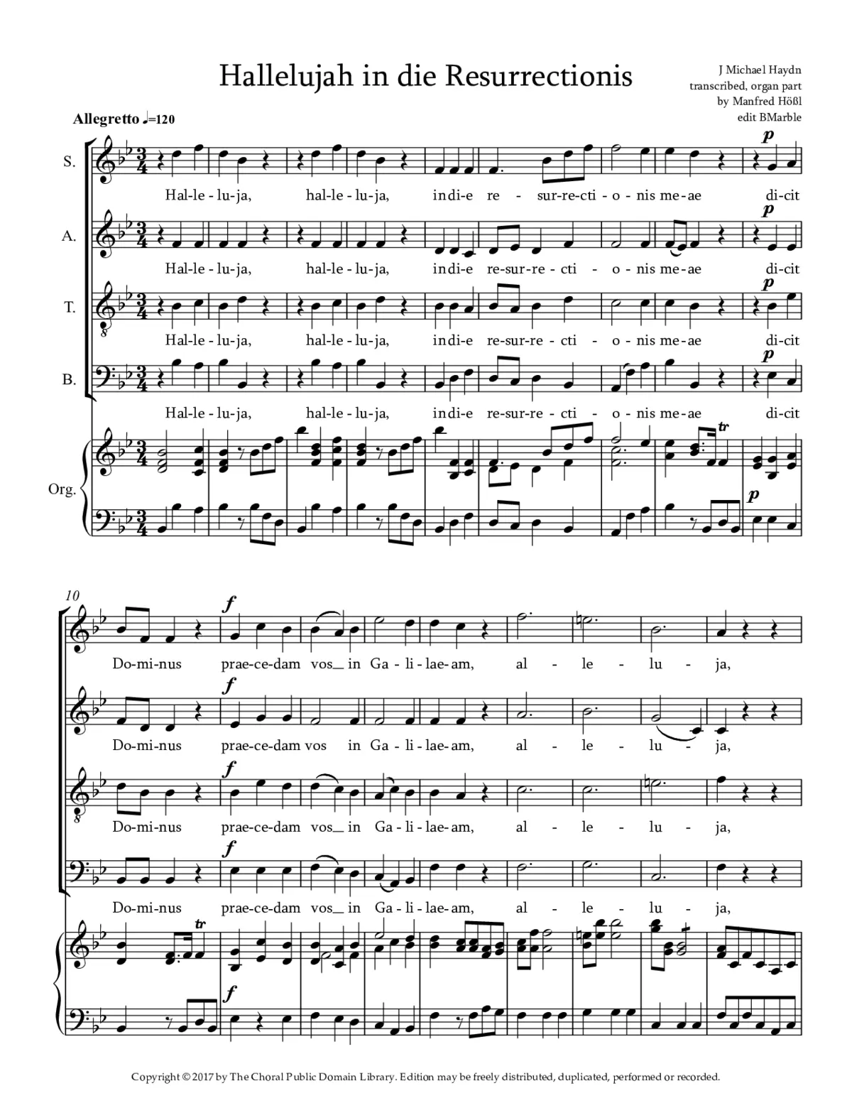 Halleluja in die resurrectionis - Page 1