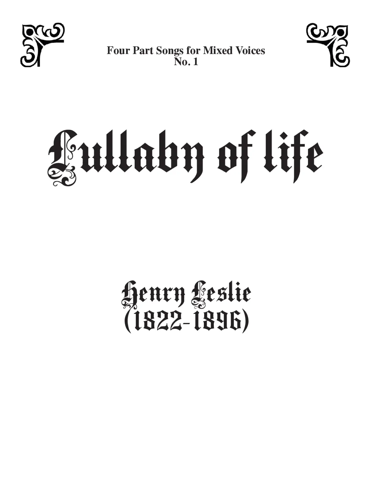 Lullaby of life - Page 1