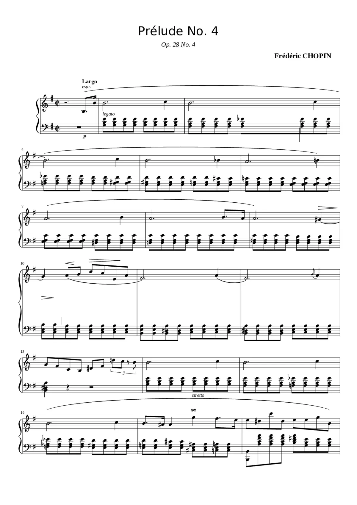 Preludes Op.28 - Page 1