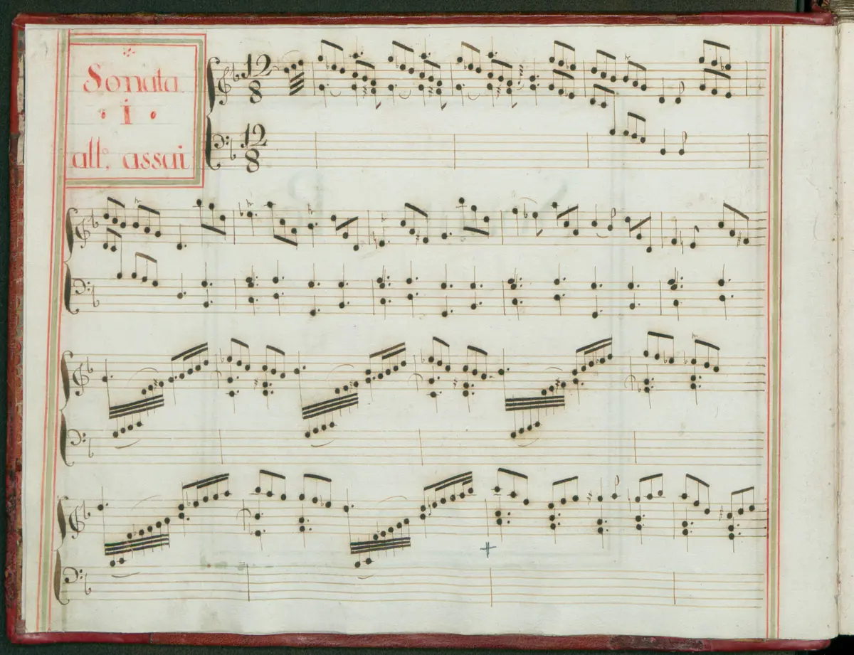 Keyboard Sonata in G minor - Page 1