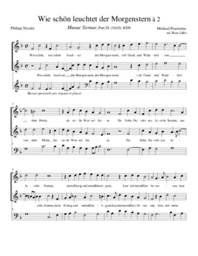 Wie schön leuchtet der Morgenstern a 2