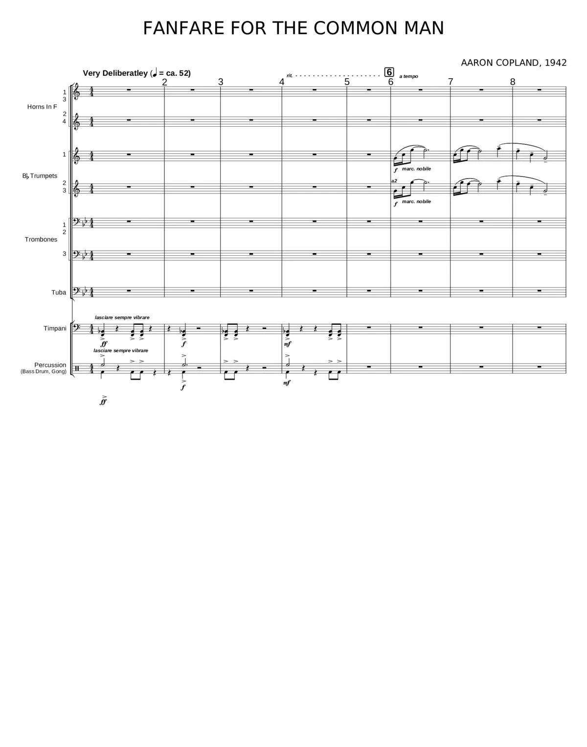 fanfare for the common man - Page 1