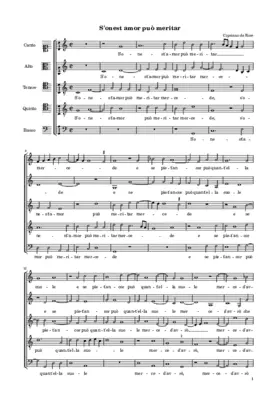 S'honest amor può meritar