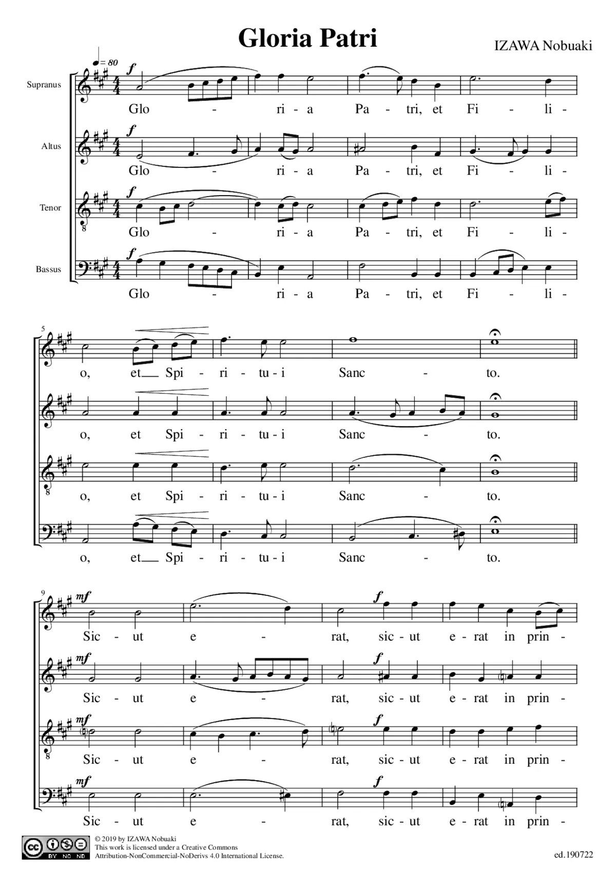 Gloria Patri - Page 1