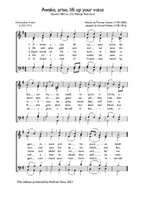 Awake, arise, lift up your voice