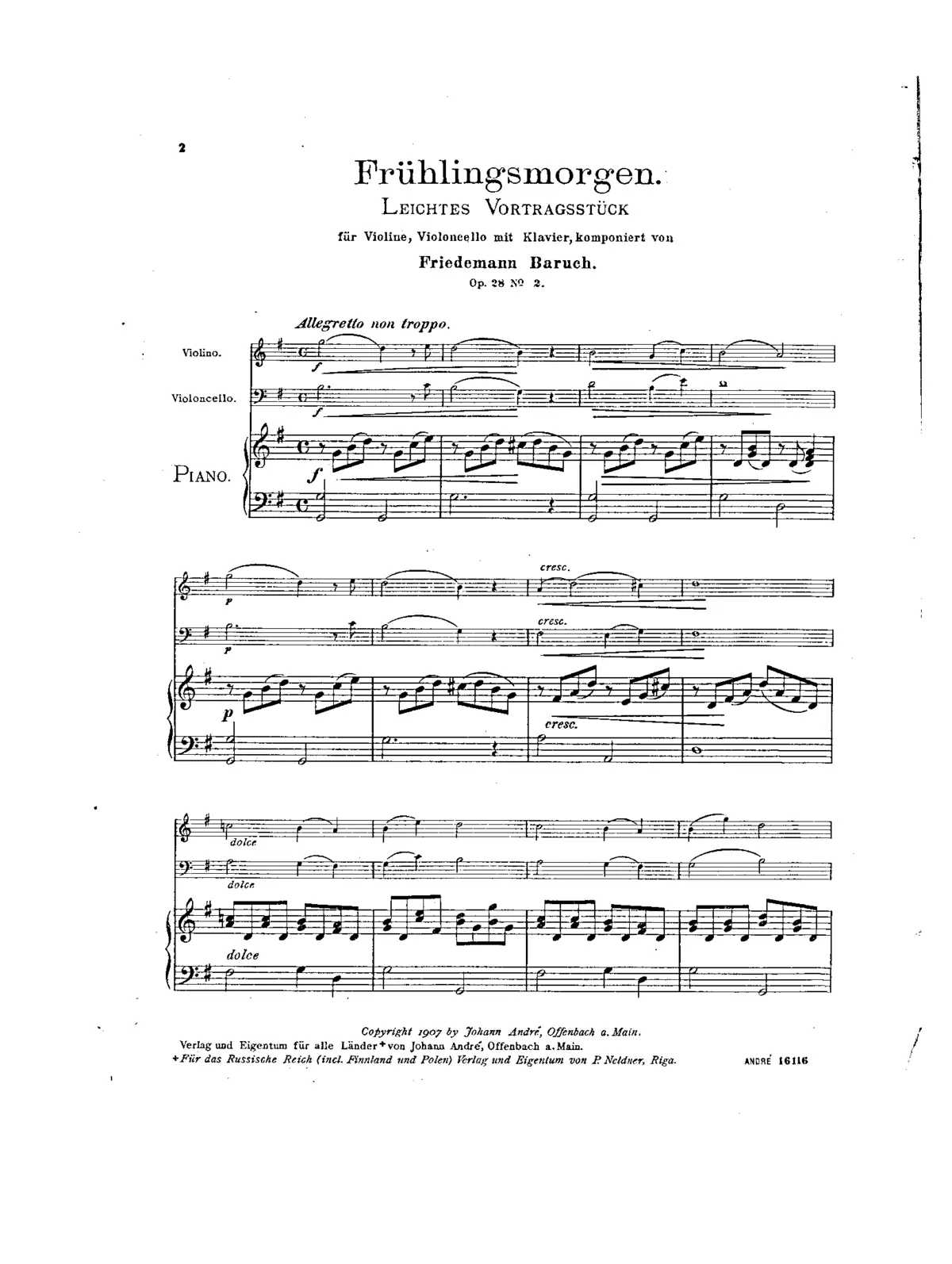 2 Leichte Vortragsstücke - Page 1