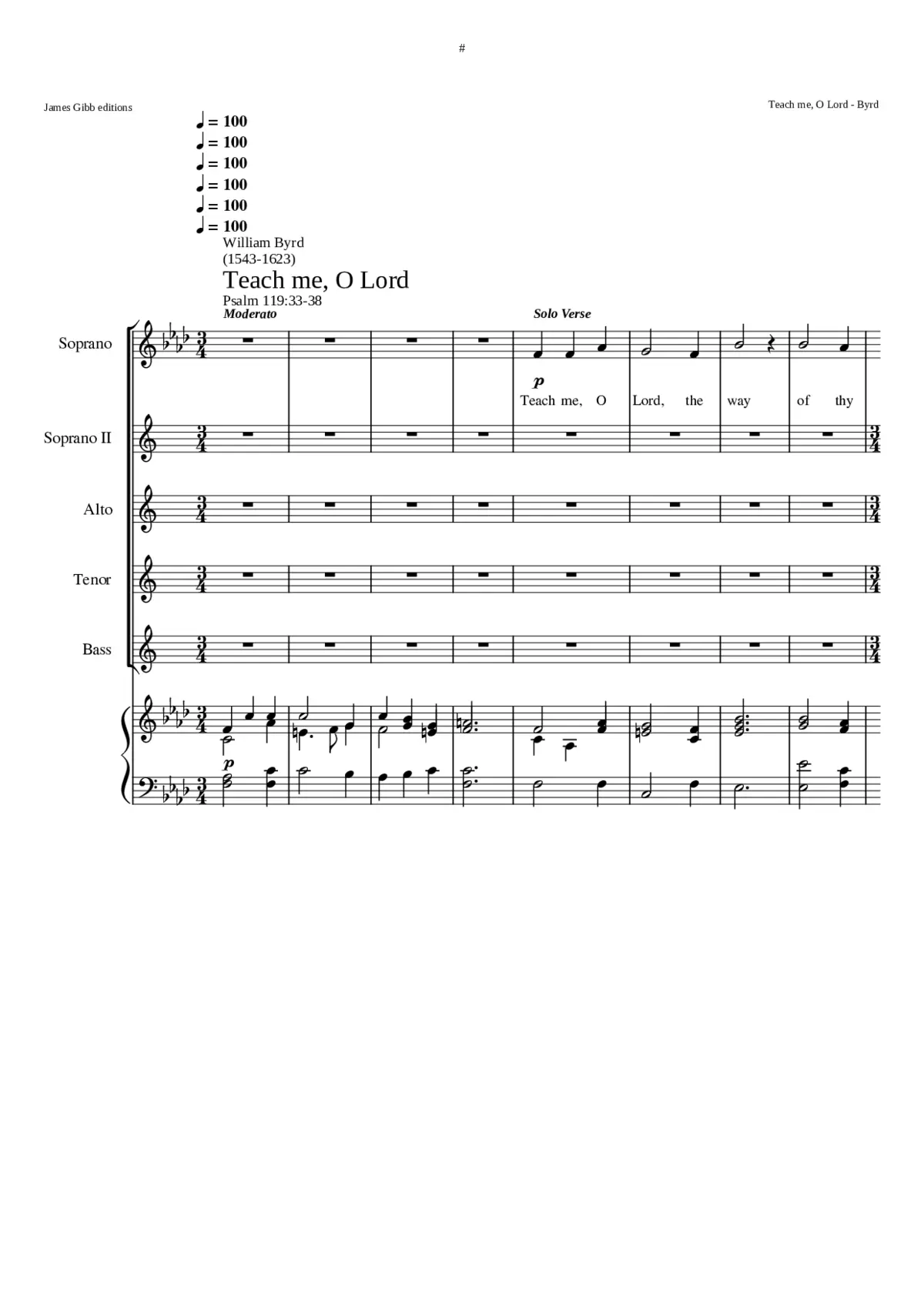 Teach me O Lord - Page 1