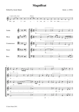 Magnificat I (Carver Choirbook)