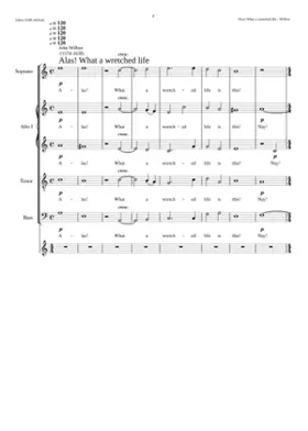 Alas! What a wretched life