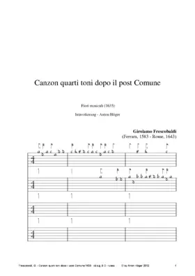 Canzon quarti toni dopo il post Comune