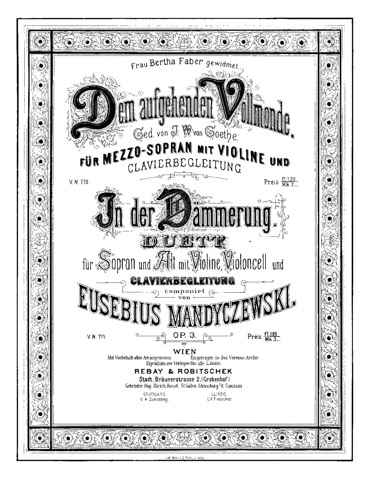 2 Lieder - Page 1