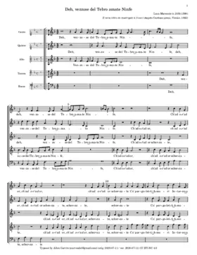 Deh vezzose del Tebro amate Ninfe