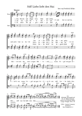 Süß' Liebe liebt den Mai