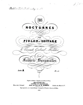 3 Nocturnes for Violin and Guitar