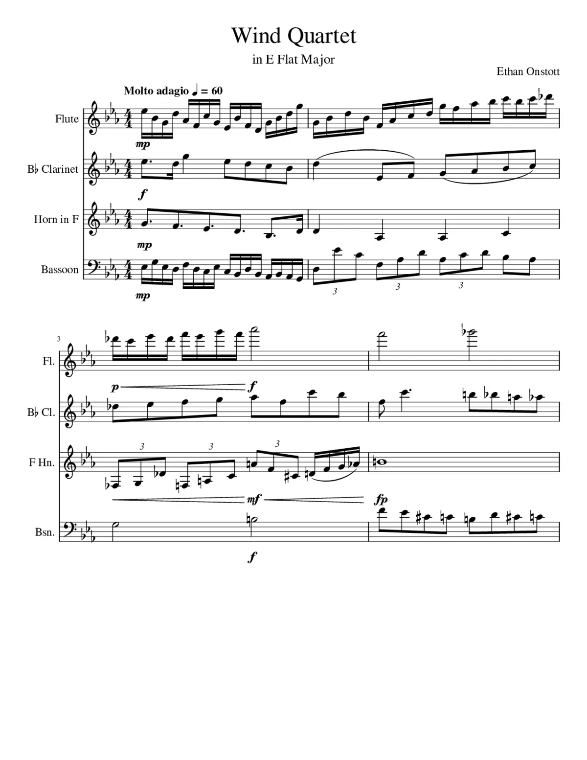 Wind Quartet - Page 1