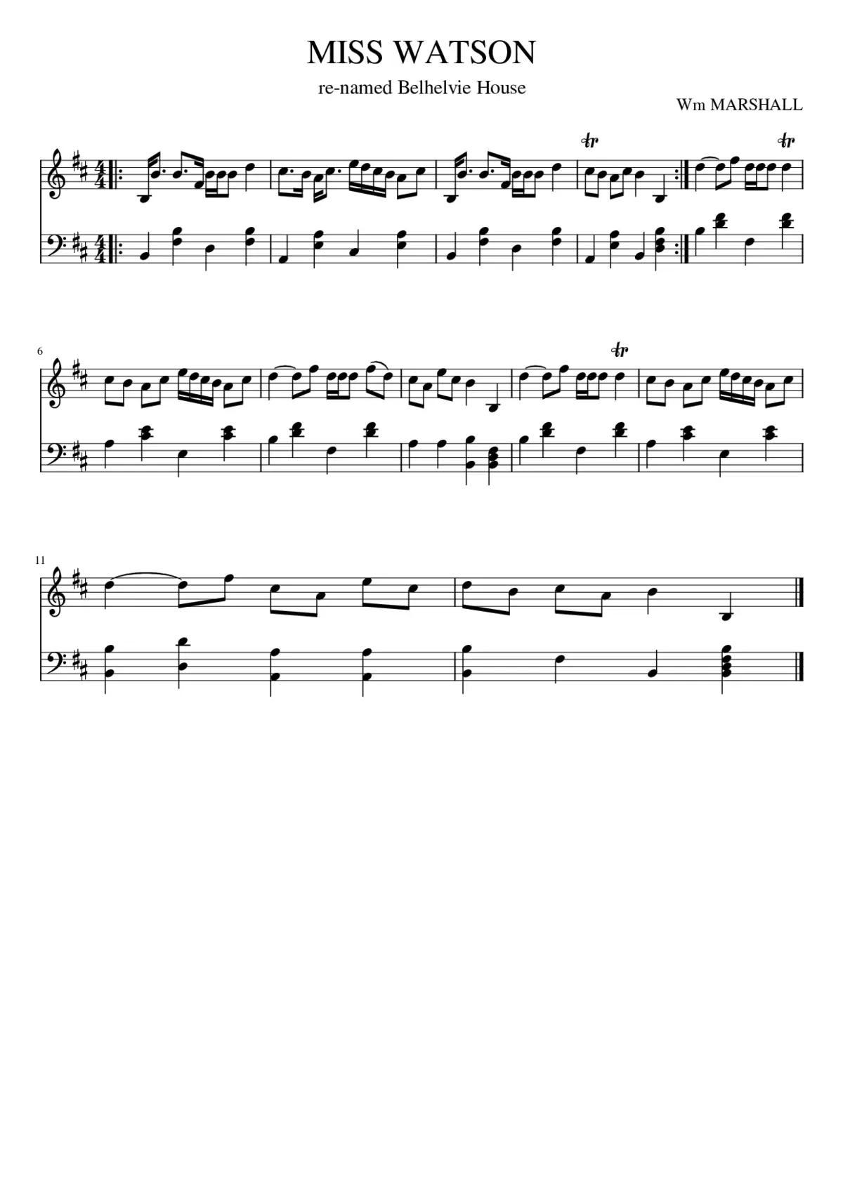 MISS WATSON - Page 1