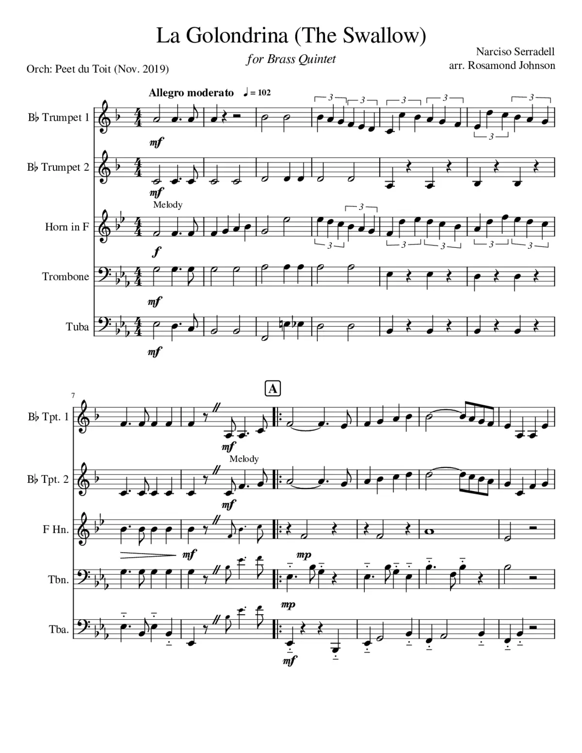 La Golondrina - Page 1