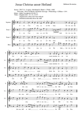 Jesus Christus, unser Heiland, der von uns