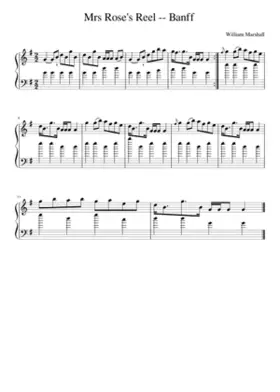 Mrs Rose's Reel -- Banff