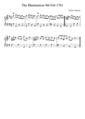 The Illumination 9th Feb 1781