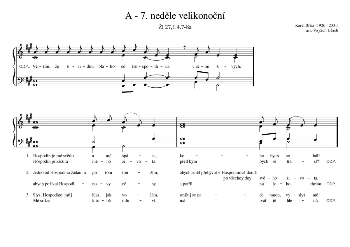 A - 7. neděle velikonoční - Page 1