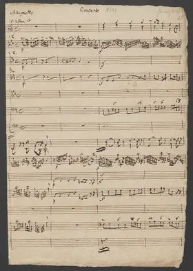 Harpsichord Concerto in D major