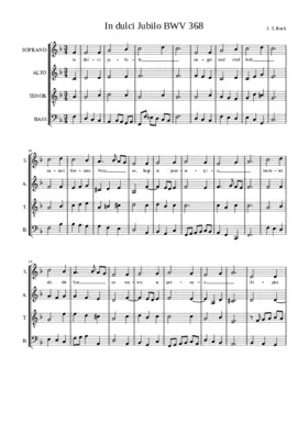 In dulci jubilo BWV 368
