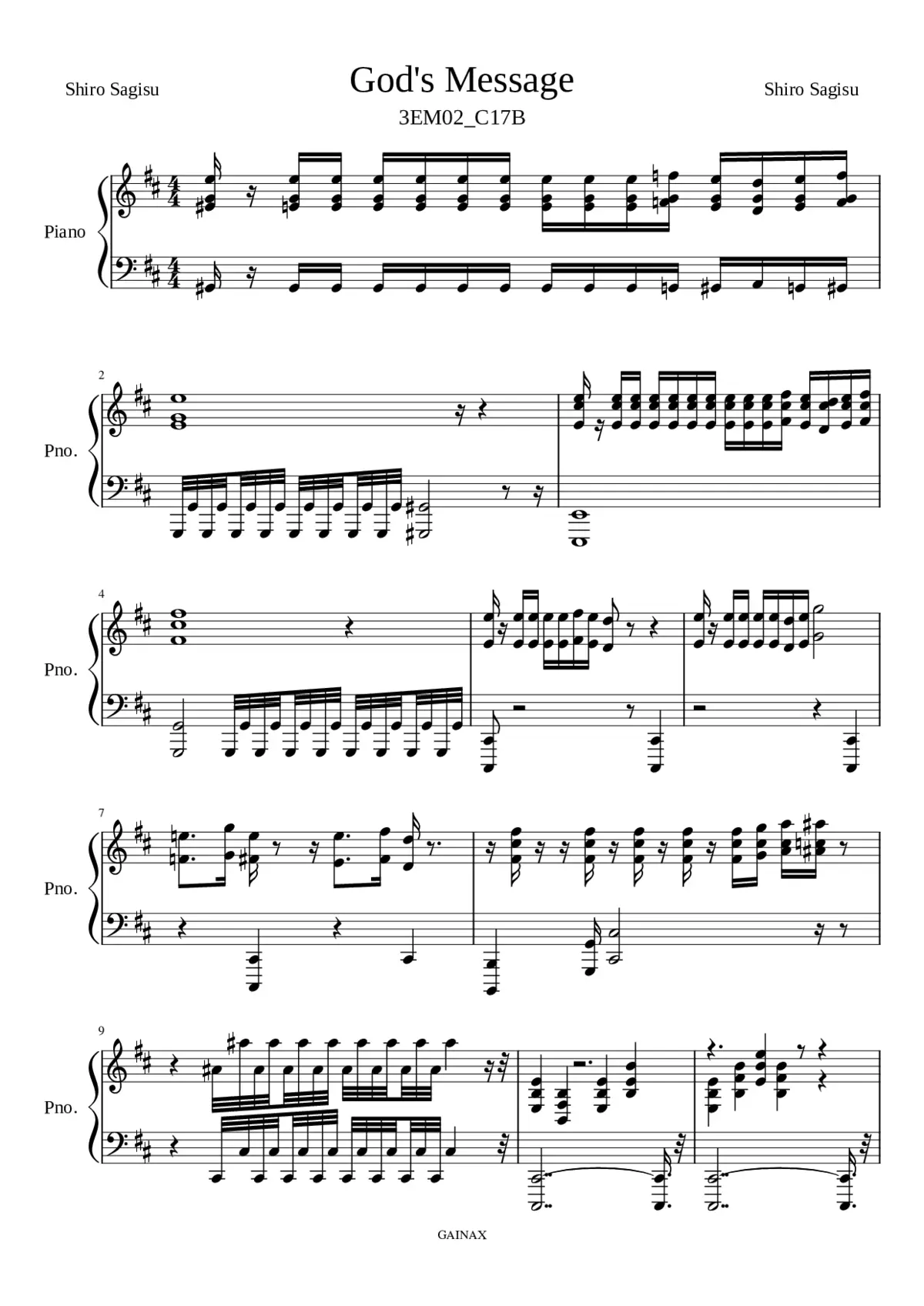 Gods Message - Page 1