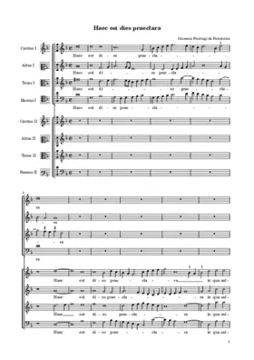 Haec est dies praeclara