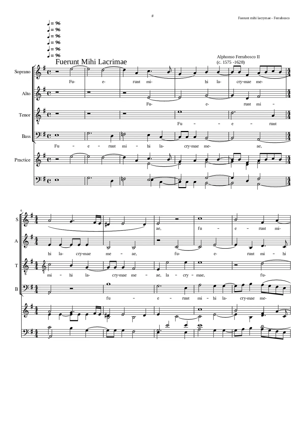 Fuerunt mihi lacrimae - Page 1