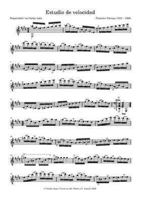 Estudio de velocidad