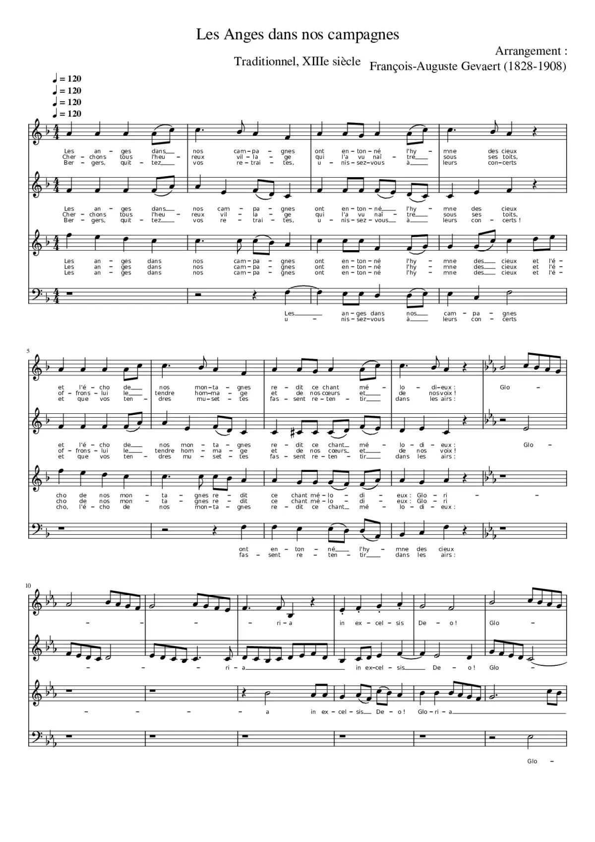 angels we have heard on high - Page 1