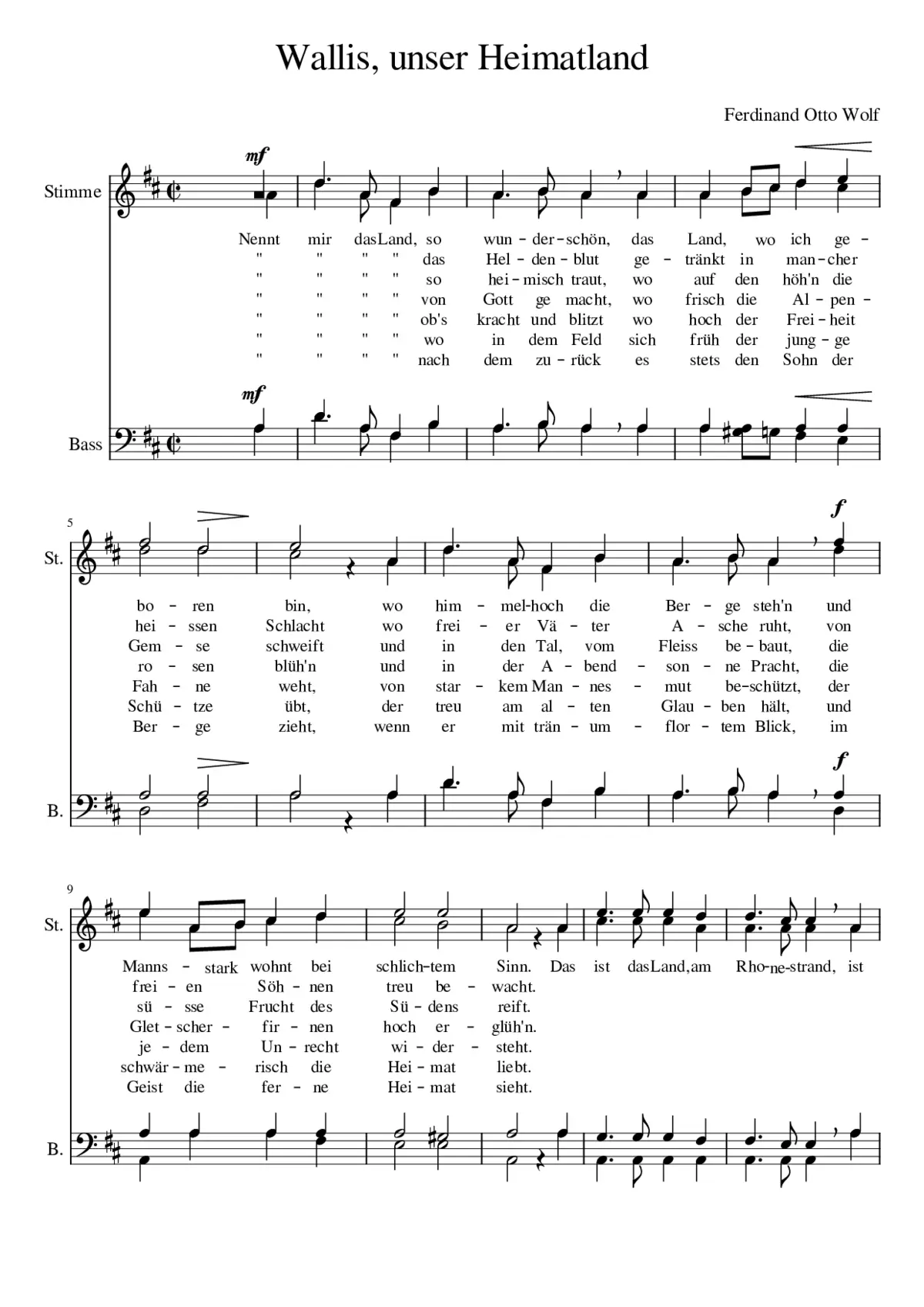 Wallis unser Heimatland - Page 1