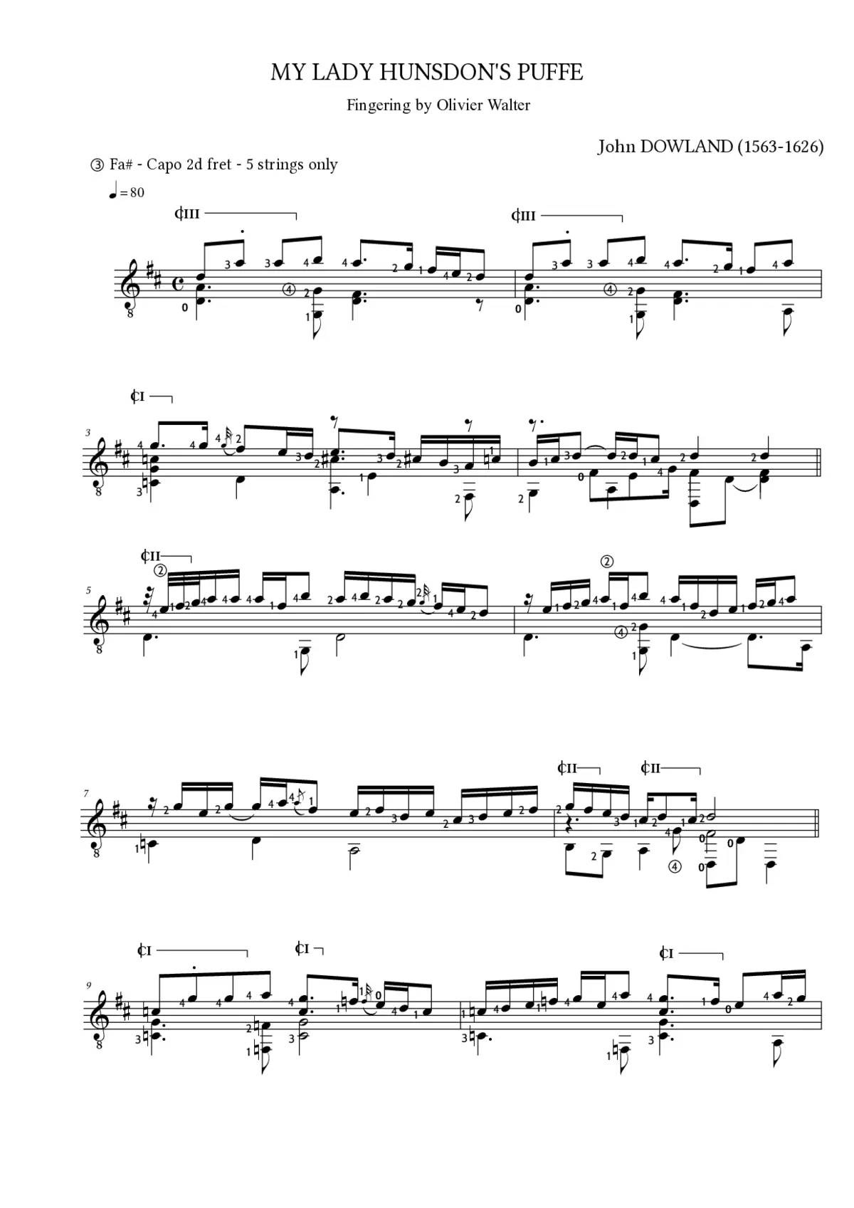 My Lady Hunsdon's Puff - Page 1