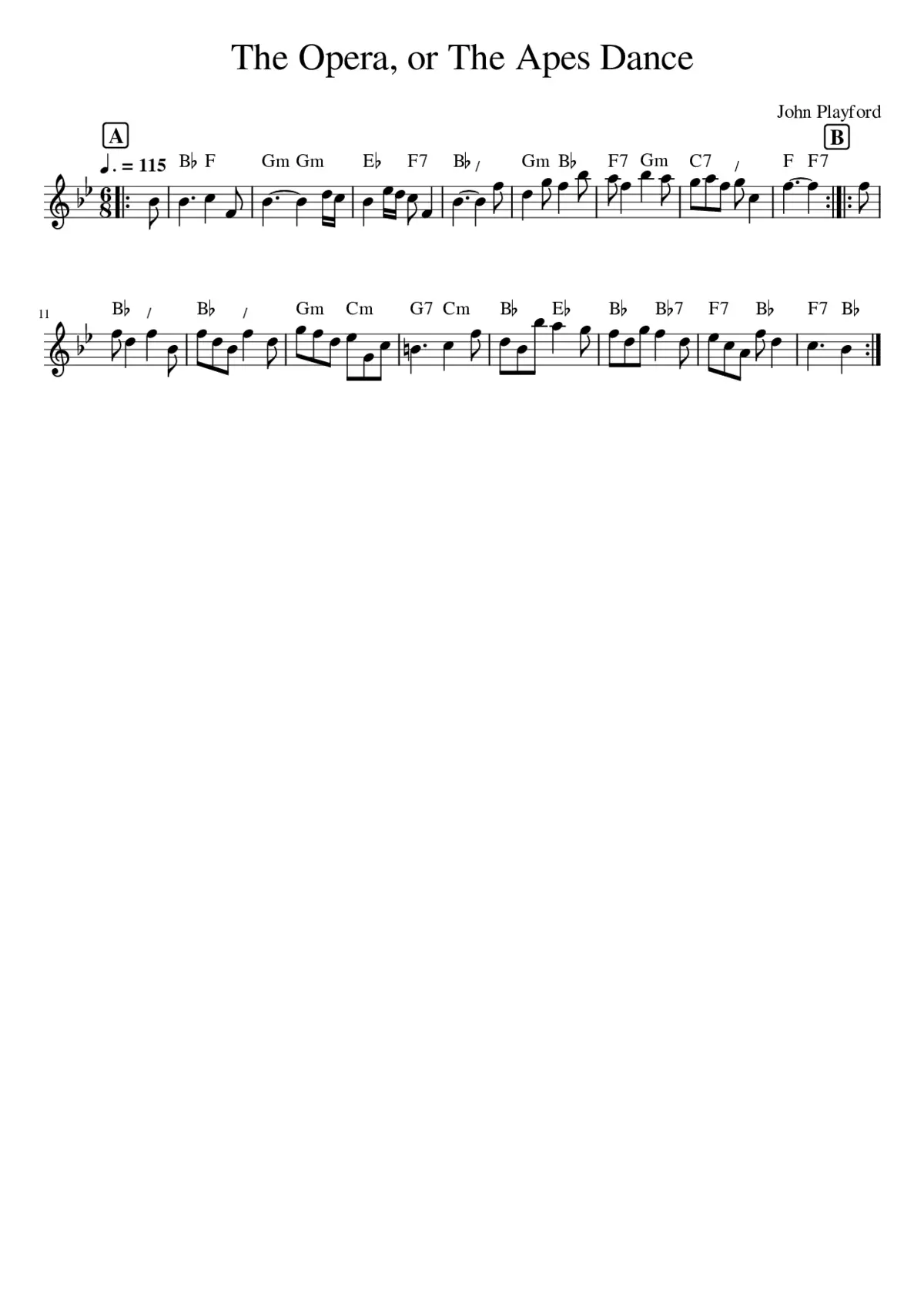 The Opera or The Apes Dance - Page 1