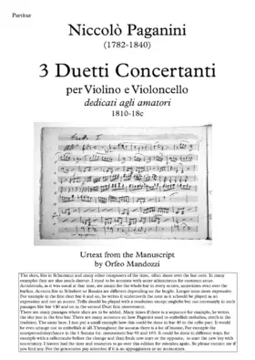 3 Duetti concertanti