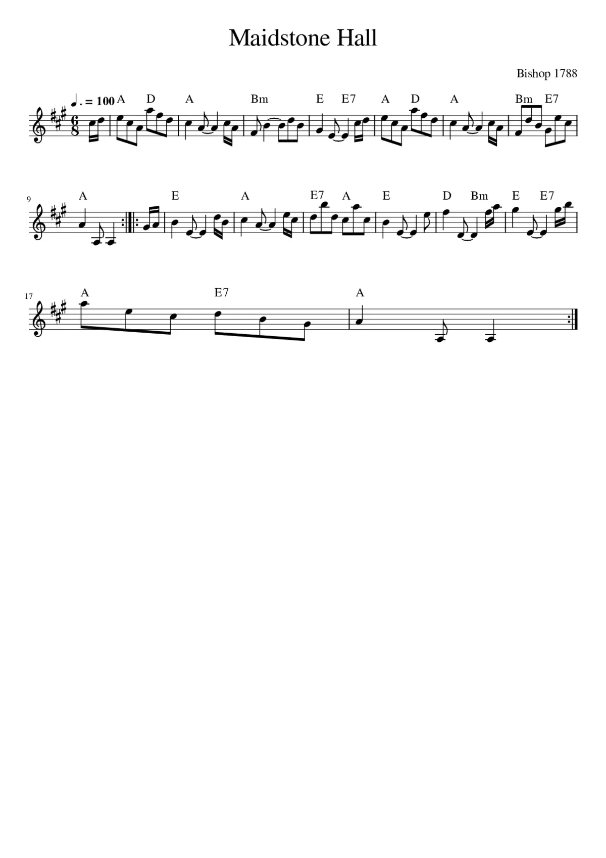 Maidstone Hall - Page 1