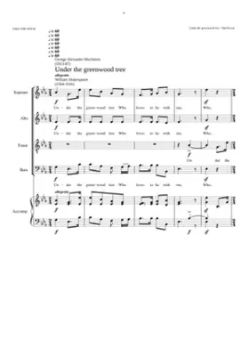 Under the greenwood tree