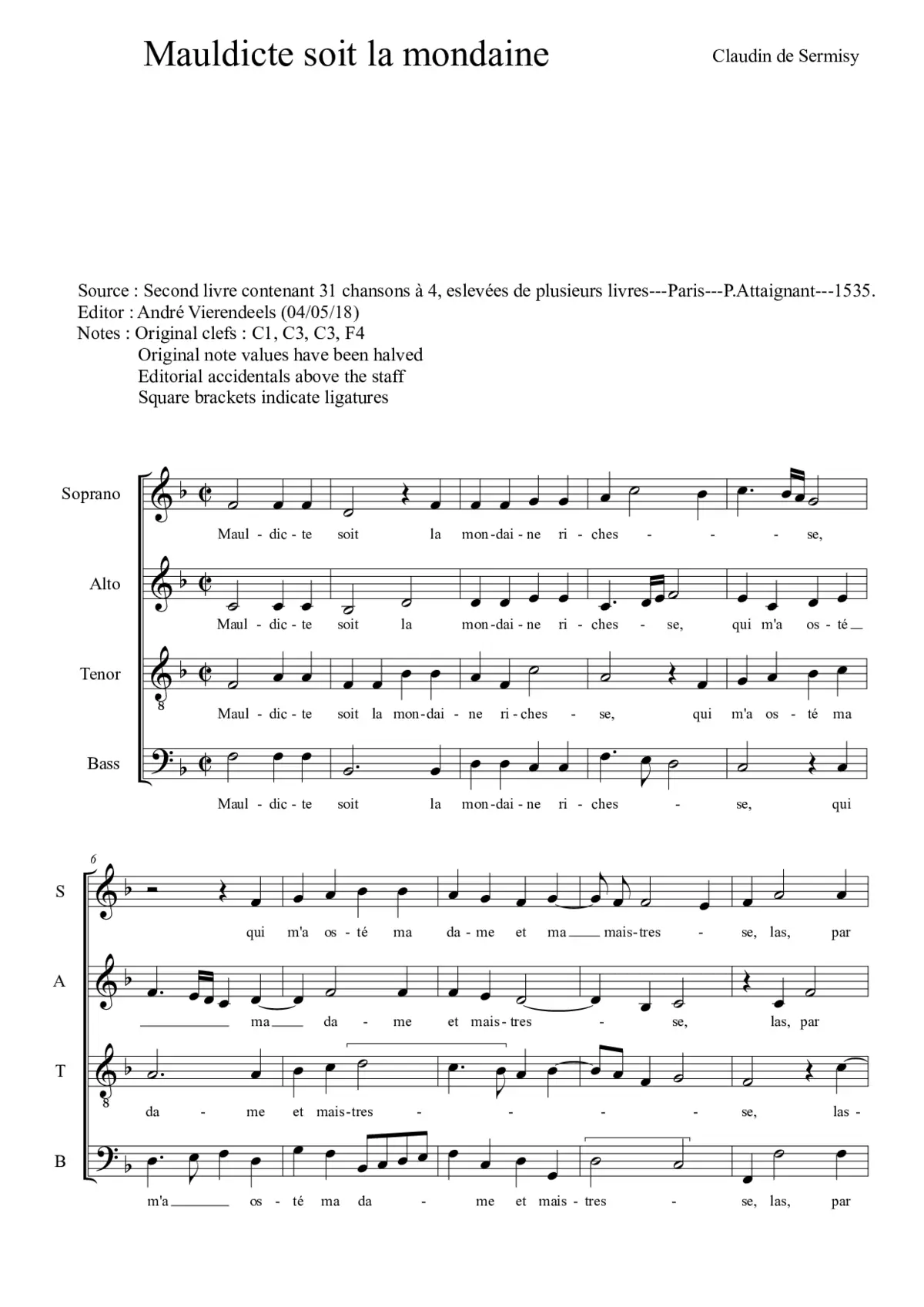 Mauldicte soit - Page 1
