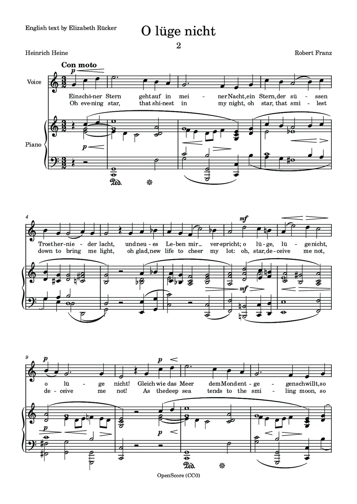 O lüge nicht - Page 1