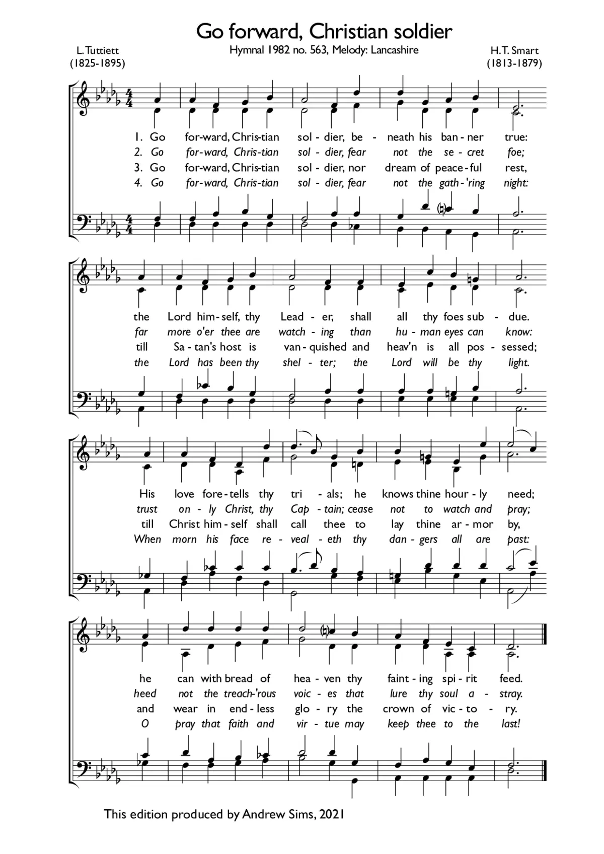 Go forward, Christian soldier - Page 1