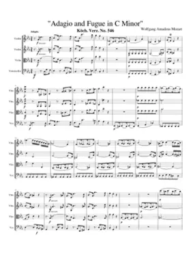 Adagio and Fugue in C minor K.546