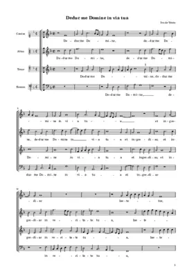 Deduc me Domine in via tua