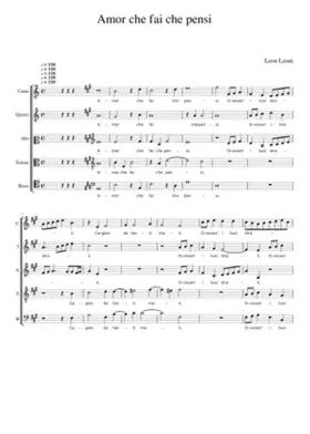 Amor che fai che pensi