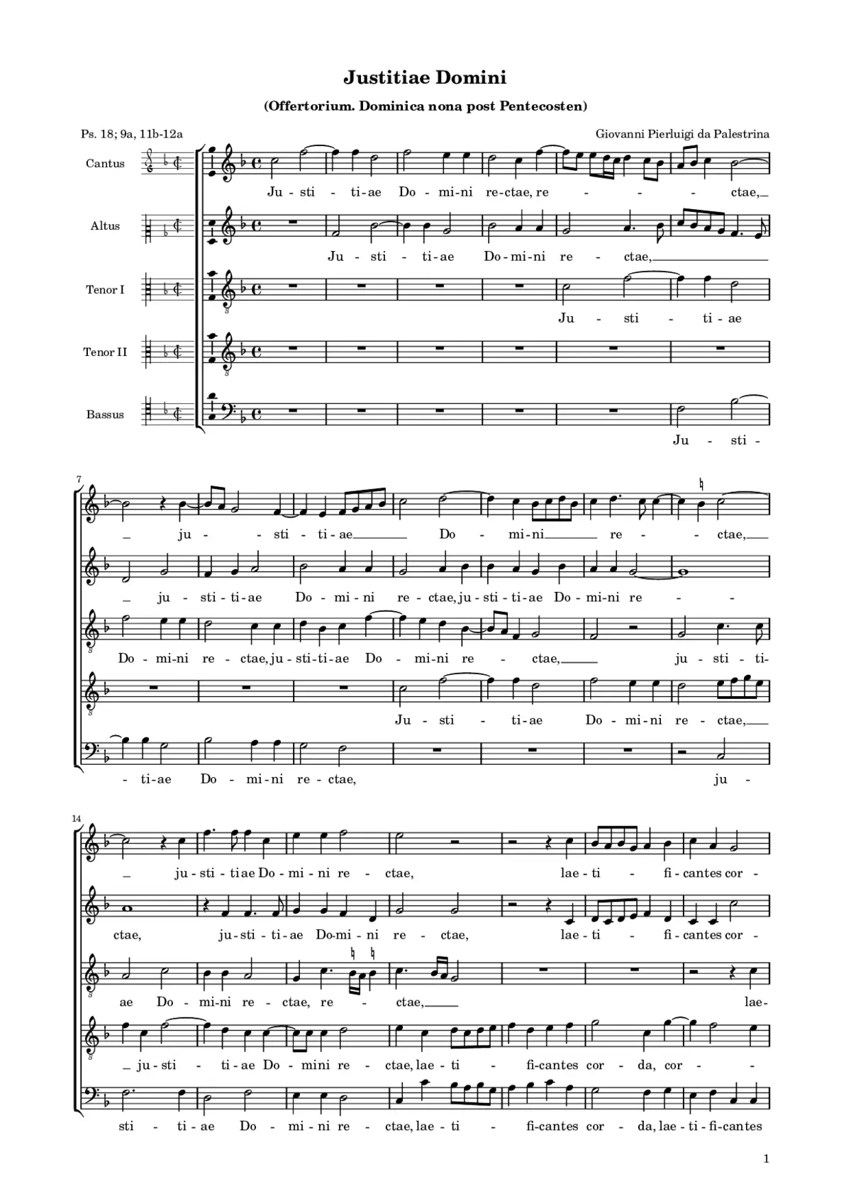 Justitiae Domini 2 - Page 1