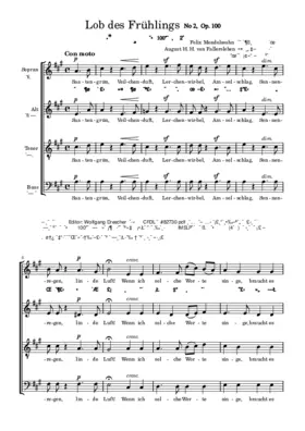 Lob des Frühlings, Op. 100, No. 2