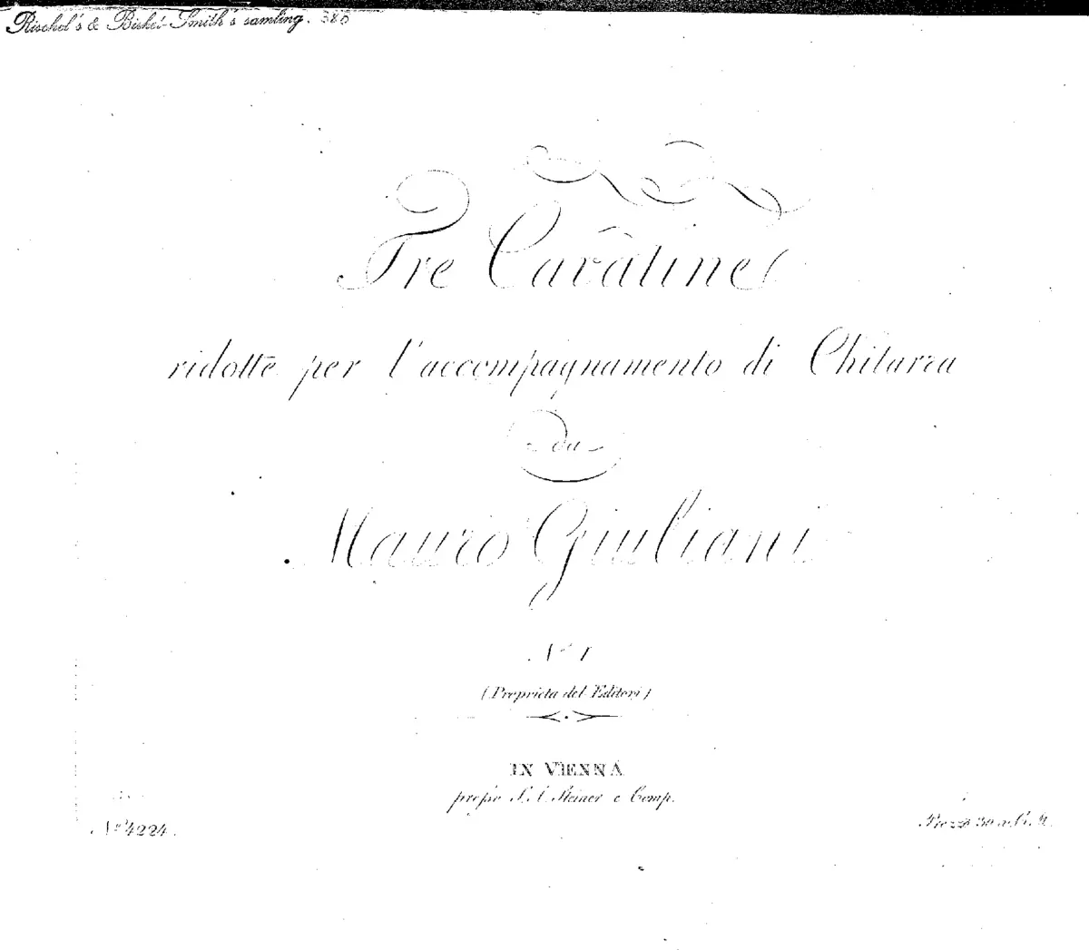 3 Cavatinas - Page 1