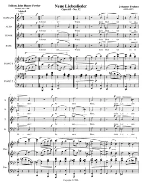 Schwarzer Wald, Op. 65, No. 12