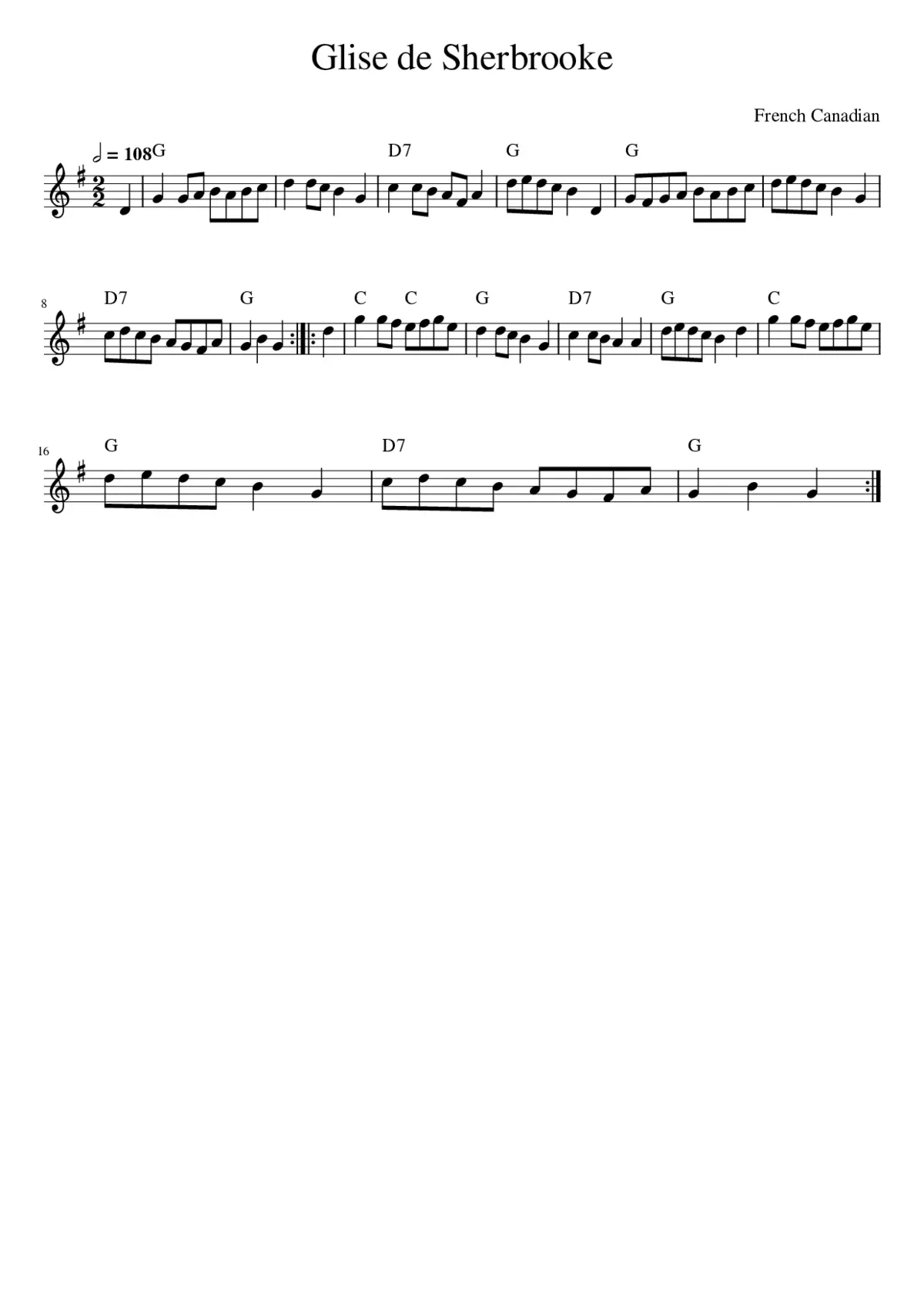 Glise de Sherbrooke - Page 1