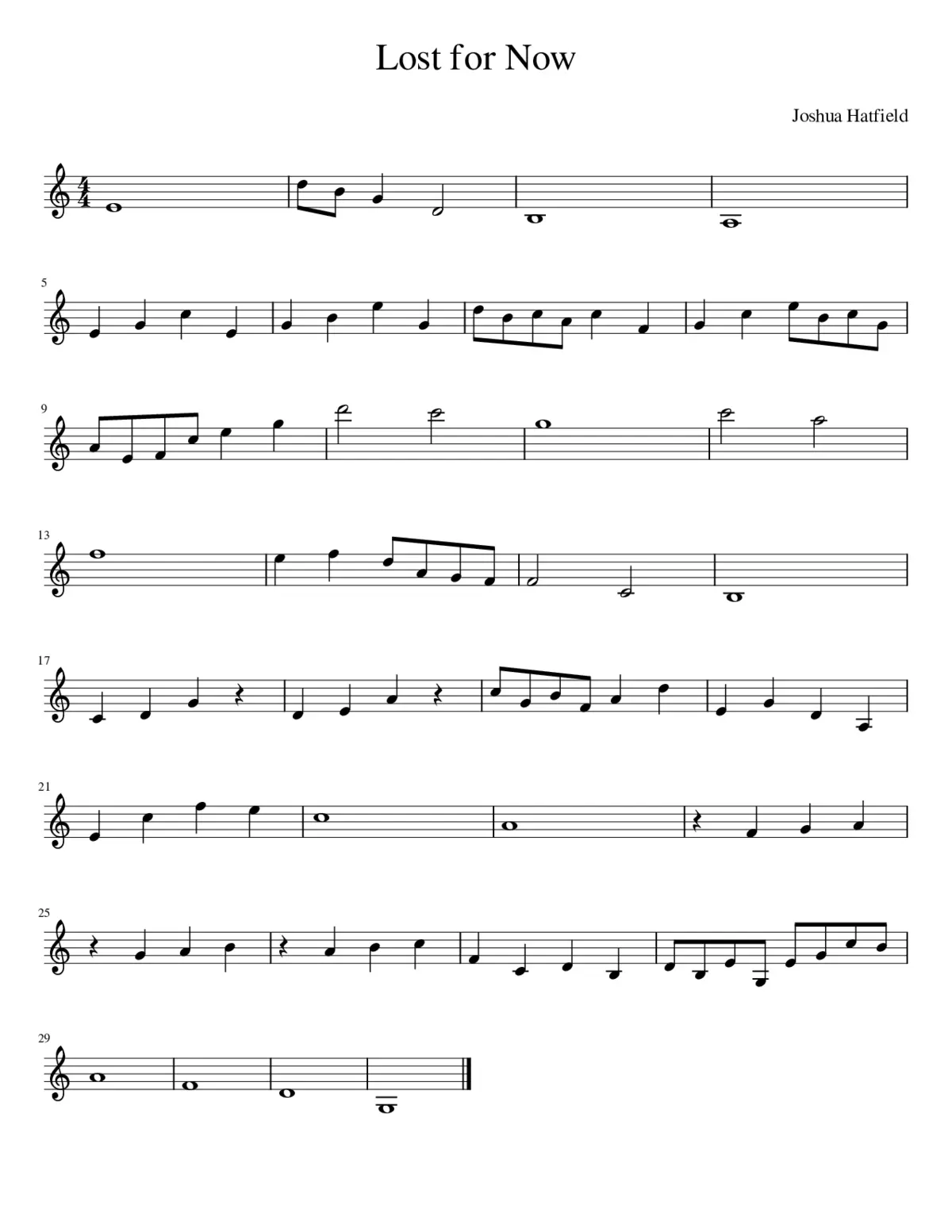 Lost for Now - Page 1